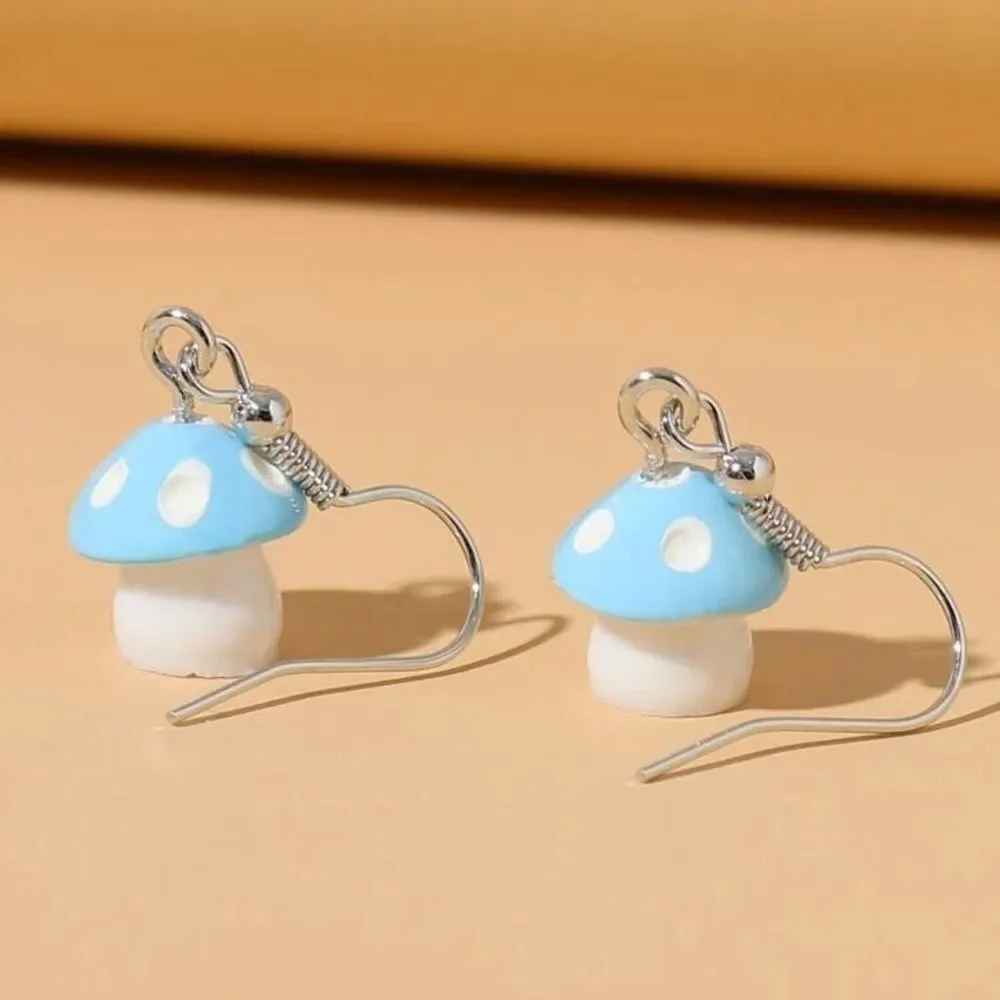 Mushroom Statement Earrings